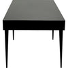 Noir Stiletto Desk, Black Steel, 62" W