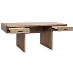 Noir Degas Desk, Washed Walnut, 76" W
