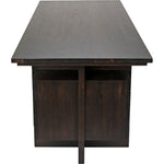 Noir Bridge Desk, Ebony Walnut, 84" W