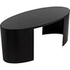 Noir Marigold Desk, Ebony Walnut w/ Black Steel, 72" W