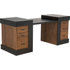 Primary vendor image of Noir Bentley Desk, Dark/Ebony Walnut, 76" W