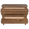 Noir Bernard Chest, Dark Walnut, 45" W