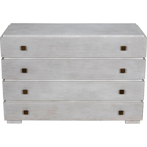 Noir Hofman Dresser, White Wash - Mahogany & Veneer, 49.5" W