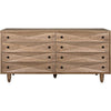 Noir Diamond Double Chest, Washed Walnut, 72.5" W