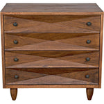 Noir Diamond Chest, Dark Walnut, 36" W