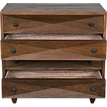 Noir Diamond Chest, Dark Walnut, 36" W