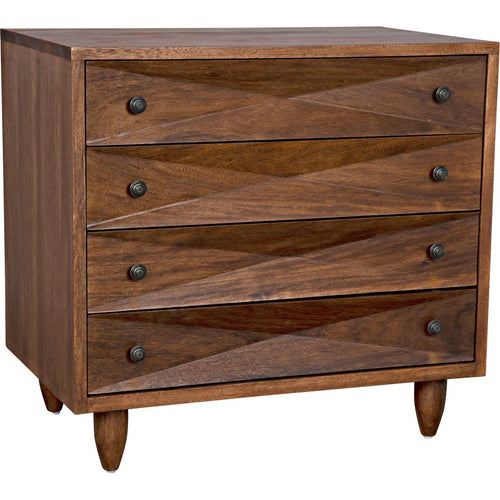 Primary vendor image of Noir Diamond Chest, Dark Walnut, 36" W