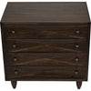 Noir Diamond Chest, Ebony Walnut, 36" W