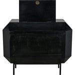 Noir Rhiana Dresser, Hand Rubbed Black - Mahogany & Veneer, 38.5" W