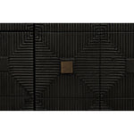 Noir Leon Dresser, Pale - Mahogany & Veneer, 75" W