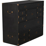 Noir Charles Chest, Pale - Mahogany, 48" W