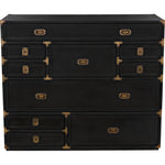 Noir Charles Chest, Pale - Mahogany, 48" W