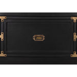 Noir Charles Chest, Pale - Mahogany, 48" W