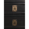 Noir Charles Chest, Pale - Mahogany, 48" W