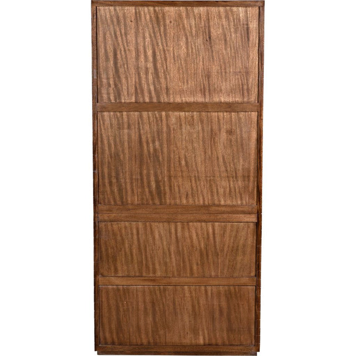 Noir Clash Hutch - Walnut, 40" W