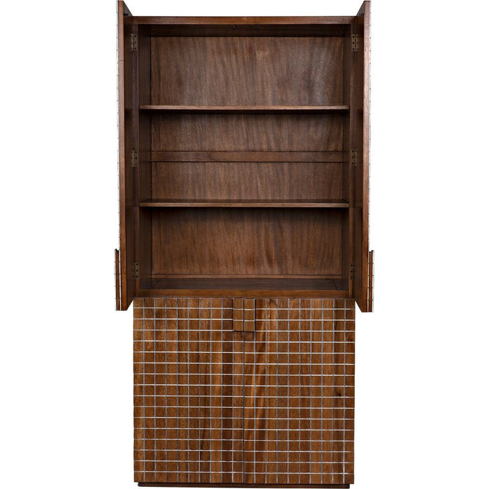 Noir Clash Hutch - Walnut, 40" W