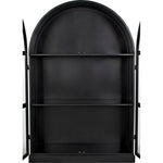 Noir Yoke Hutch - Industrial Steel & Glass, 52" W