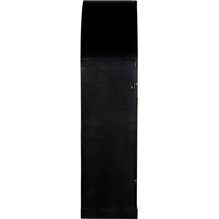 Noir Yoke Hutch - Industrial Steel & Glass, 52" W