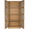 Noir Collins Hutch, White Oak, 42" W