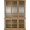 Noir Chester Hutch, White Oak, 61" W