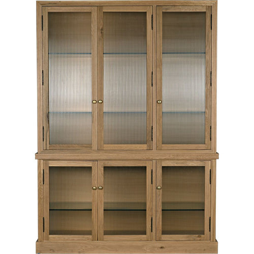 Noir Chester Hutch, White Oak, 61" W