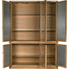 Noir Chester Hutch, White Oak, 61" W