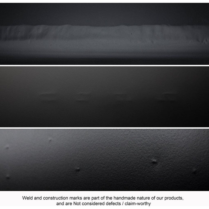 Noir Dior Bar Stool, Black Steel, 19" W