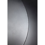 Noir Ella Coffee Table, Black Steel, 40"