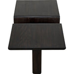 Noir Hagen Coffee Table, Ebony Walnut, 30"