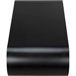 Noir Hera Coffee Table, Black Steel, 24"