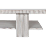 Noir Humphrey Coffee Table, White Wash - Mahogany, 32"