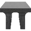 Noir Santos Coffee Table, Cinder Black - Mahogany, 24"