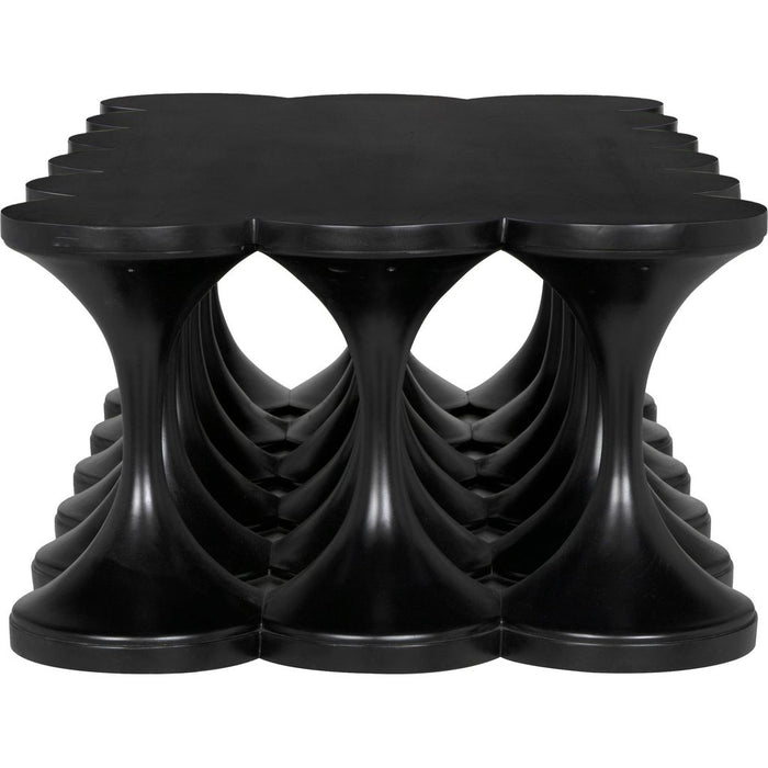Noir Jericho Coffee Table - Mahogany, 30"