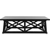 Primary vendor image of Noir Sutton Coffee Table,Hand Rubbed Black - Mahogany, 34"