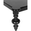 Noir Graff Coffee Table, Hand Rubbed Black - Mahogany & Veneer, 37.5"