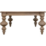 Noir Graff Coffee Table, Weathered - Mahogany, 37.5"