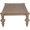 Noir Graff Coffee Table, Weathered - Mahogany, 37.5"