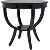 Primary vendor image of Noir Scheffield Round End Table, Black - Birch & Veneer, 30"