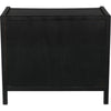 Noir Hampton Side Table, Hand Rubbed Black - Mahogany & Veneer, 22"