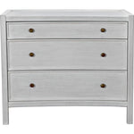 Noir Hampton Side Table,White Wash - Mahogany & Veneer, 22"