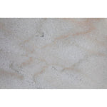 Noir Cosmopolitan Side Table - Industrial Steel & Bianco Crown Marble, 15"