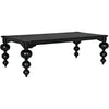 Primary vendor image of Noir Claudio Dining Table, Hand Rubbed Black - Mahogany & Veneer, 54"