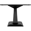 Noir Amboss Dining Table, Black Steel, 40"