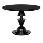 Noir Varick Table - Mahogany & Veneer, 40"
