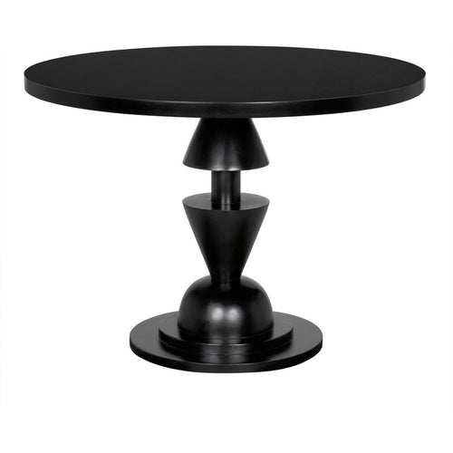 Primary vendor image of Noir Varick Table - Mahogany & Veneer, 40"
