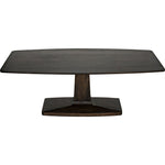 Noir Travis Table, Ebony Walnut, 44"