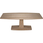 Noir Travis Table, Washed Walnut, 44"