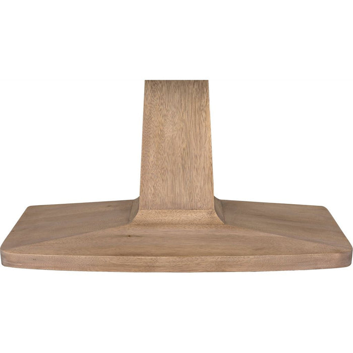 Noir Travis Table, Washed Walnut, 44"