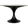 Noir Herno Table, 48", Black Steel