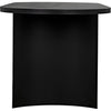 Noir Concave Table - Industrial Steel, 32"